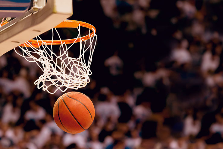 March-Madness-in-Las-Vegas,-Basketball-game-sports